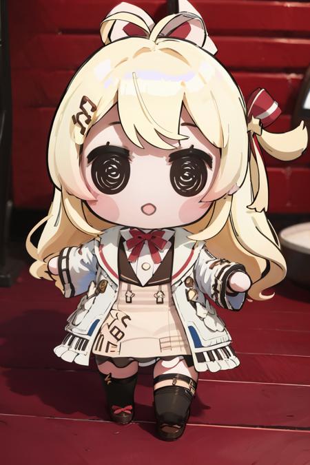 18576-737793017-masterpiece, best quality, absurdres, KanadeBase, ahoge, hair ribbon, musical note hair ornament, white jacket, brown dress, bow.png